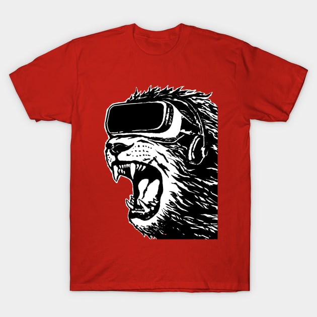 VR Lion T-Shirt by NewSignCreation